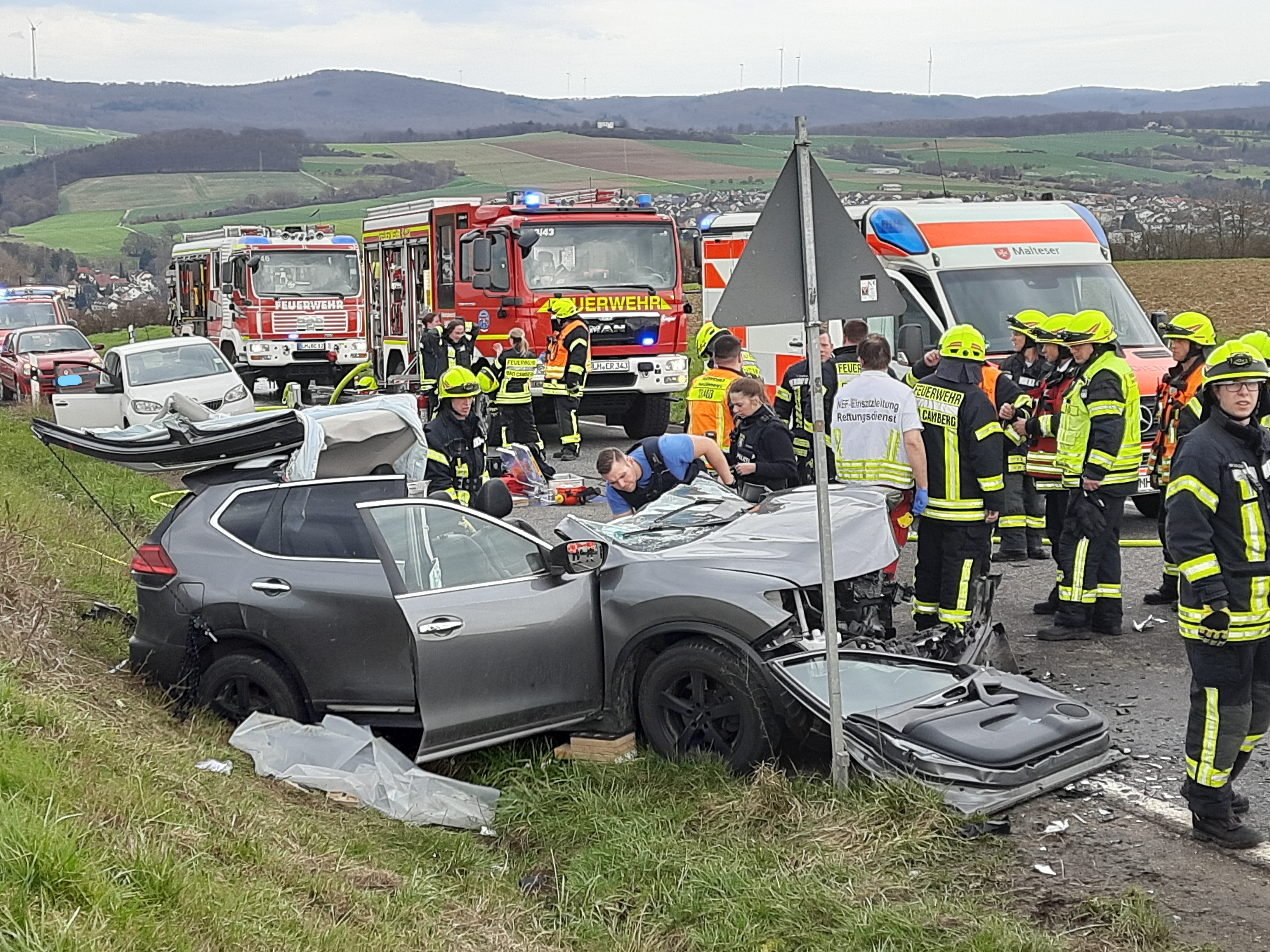 schwerer Verkehrsunfall 