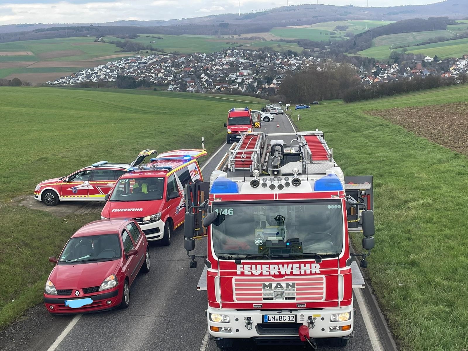 schwerer Verkehrsunfall 