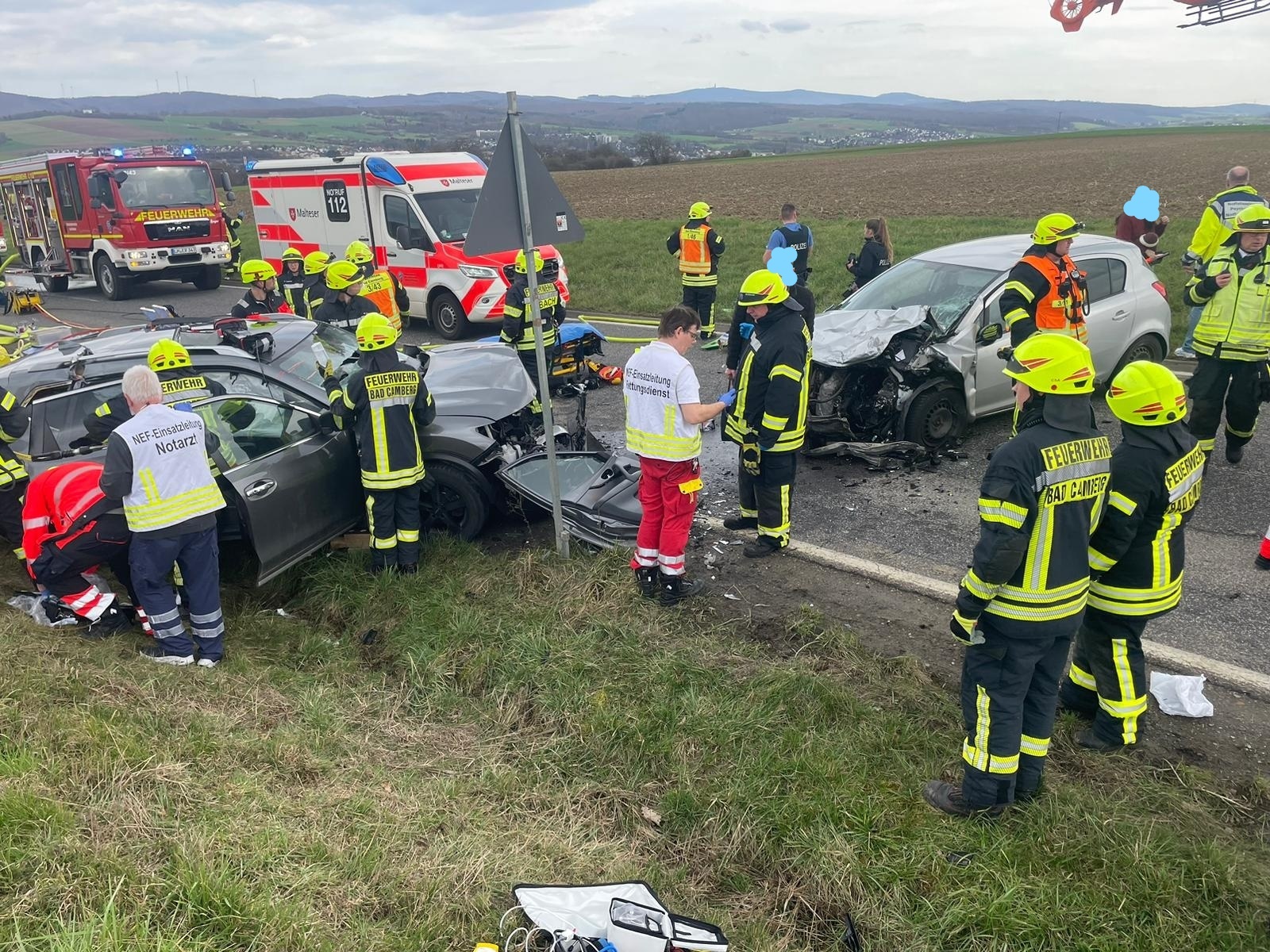 schwerer Verkehrsunfall 